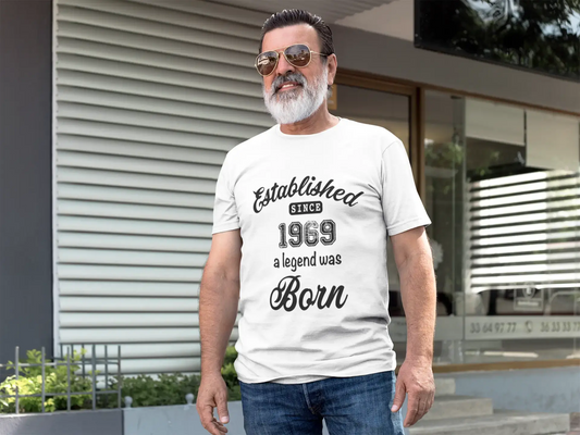 Homme Tee Vintage T Shirt créé depuis 1969