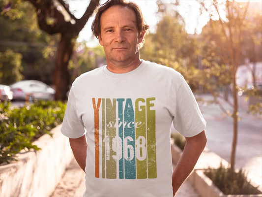 Homme Tee Vintage T Shirt 1968, Vintage depuis 1968