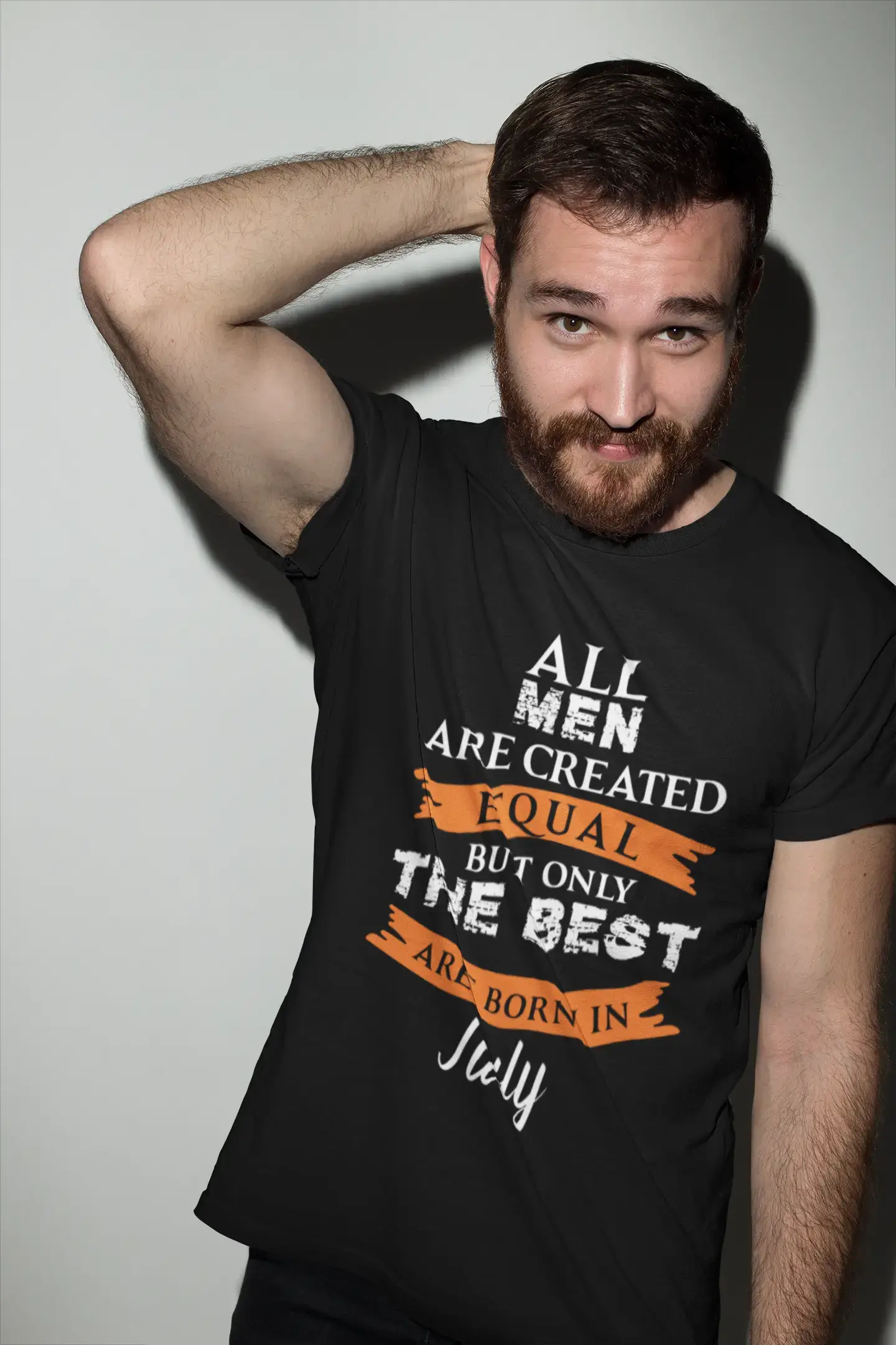 Homme Tee Vintage T-Shirt Juli, nur die Besten werden im Juli geboren