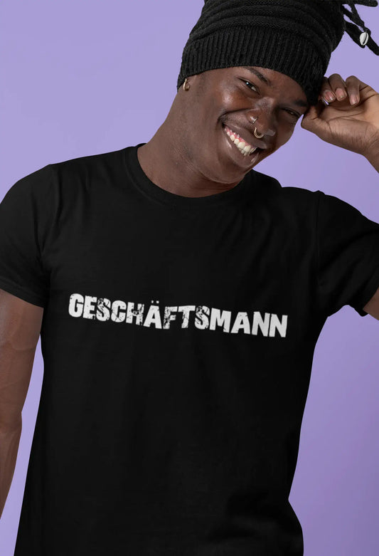 geschäftsmann Herren T-Shirt Schwarz Geburtstagsgeschenk 00548
