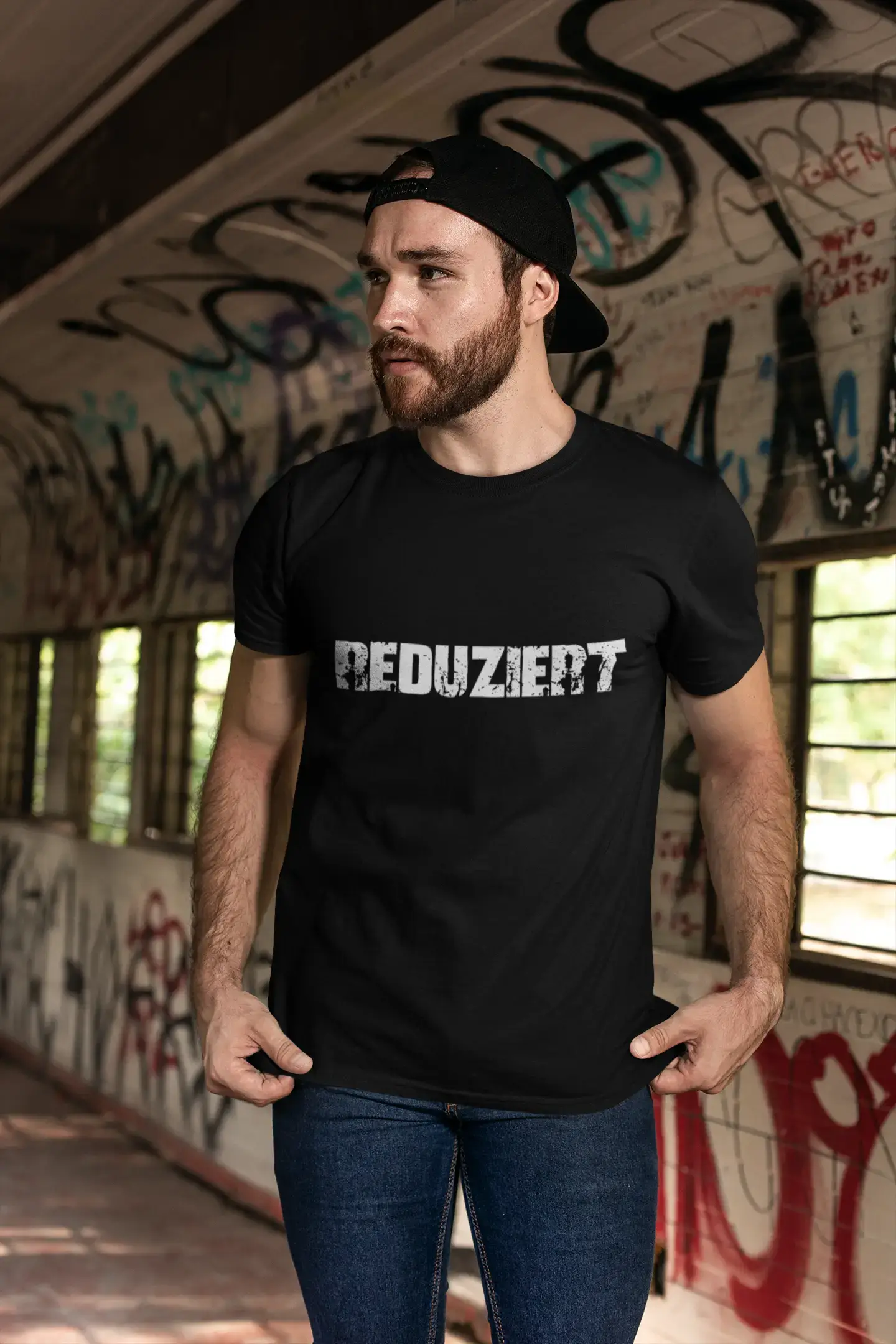 reduziert Men's T shirt Black Birthday Gift 00548