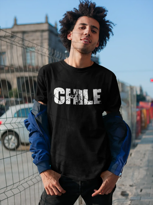 chile Men's Retro T shirt Black Birthday Gift 00553