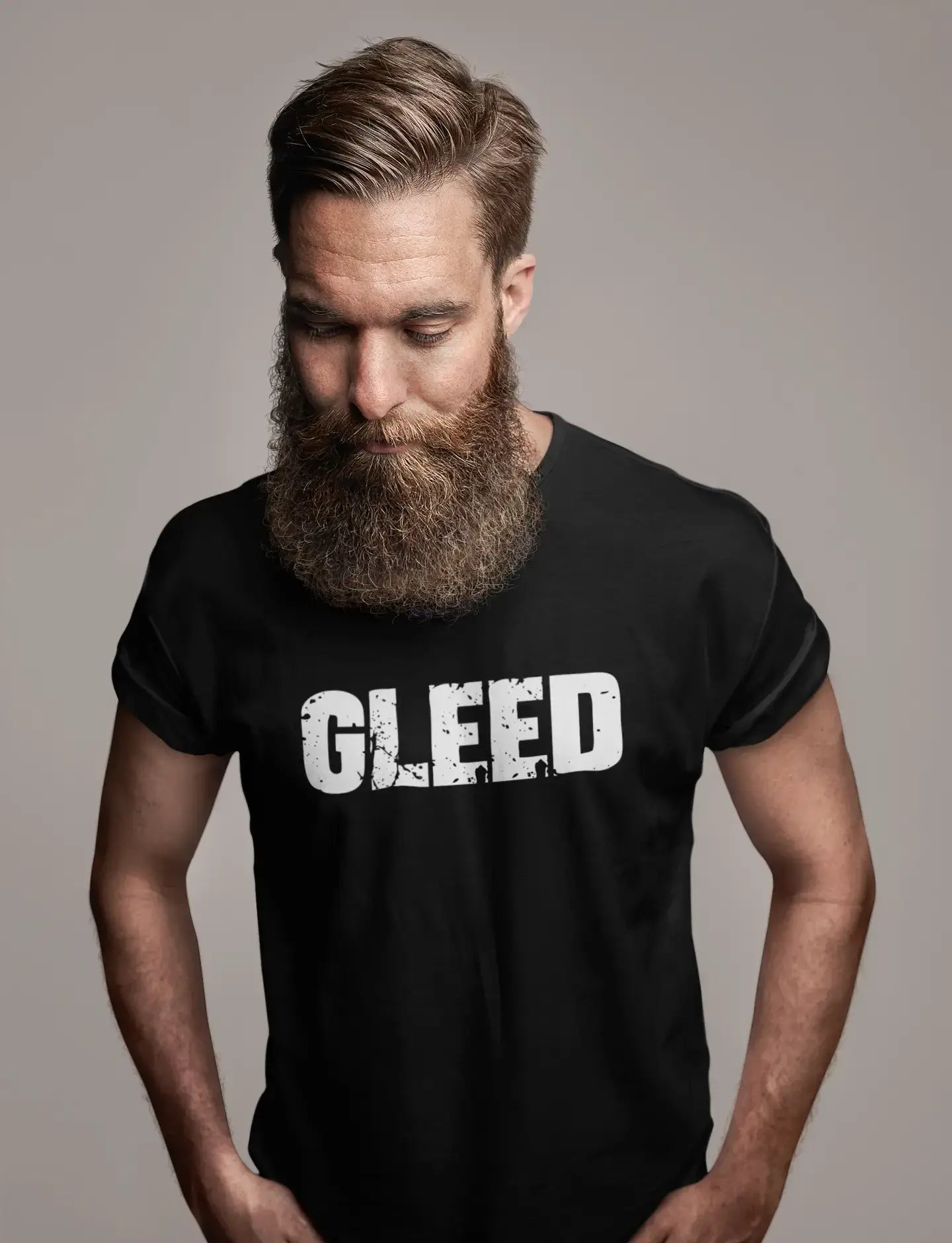 gleed Herren Retro T-Shirt Schwarz Geburtstagsgeschenk 00553