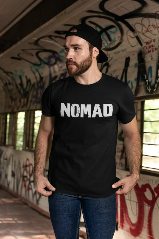 nomad Men's Retro T shirt Black Birthday Gift 00553