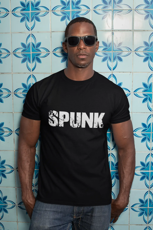 spunk Men's Retro T shirt Black Birthday Gift 00553