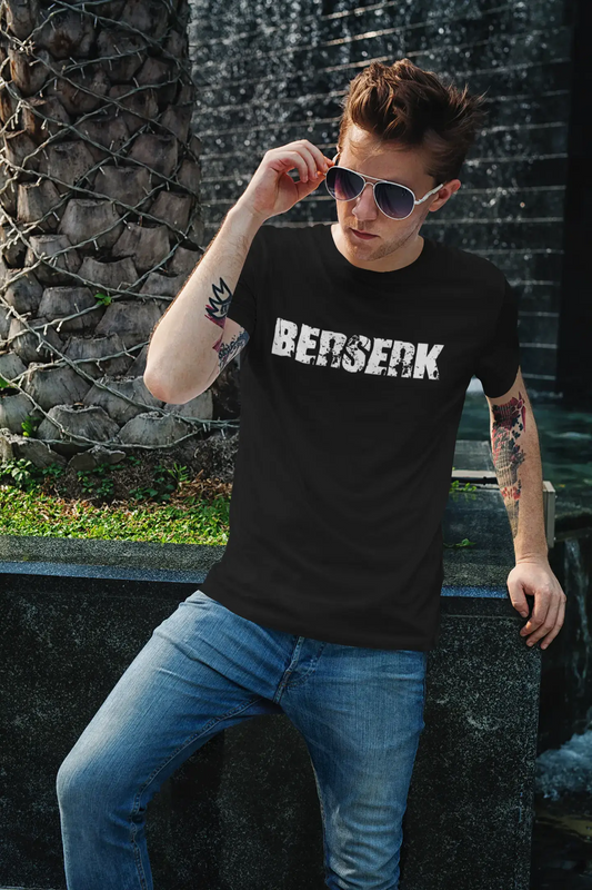 berserk Men's Vintage T shirt <span>Noir</span> <span>Anniversaire</span> <span>Cadeau</span> 00555