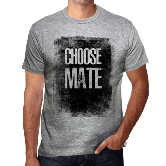 Men's Graphic T-Shirt Choose Mate Eco-Friendly Limited Edition Short Sleeve Tee-Shirt Vintage Birthday Gift Novelty