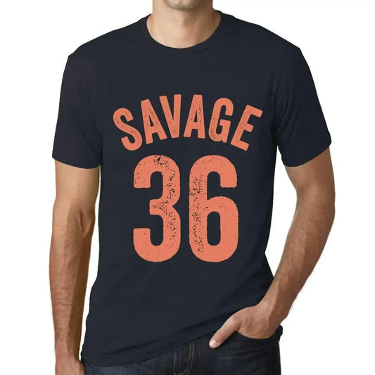 Men's Graphic T-Shirt Savage 36 36th Birthday Anniversary 36 Year Old Gift 1988 Vintage Eco-Friendly Short Sleeve Novelty Tee