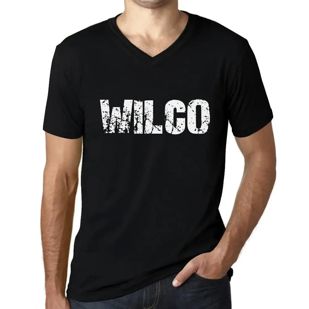 T-shirt noir uni pour hommes