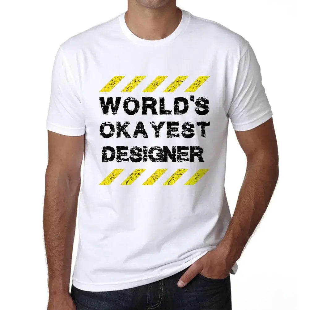 Men's Graphic T-Shirt Worlds Okayest Designer Eco-Friendly Limited Edition Short Sleeve Tee-Shirt Vintage Birthday Gift Novelty