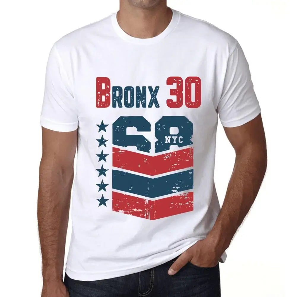 Men's Graphic T-Shirt Bronx 30 30th Birthday Anniversary 30 Year Old Gift 1994 Vintage Eco-Friendly Short Sleeve Novelty Tee