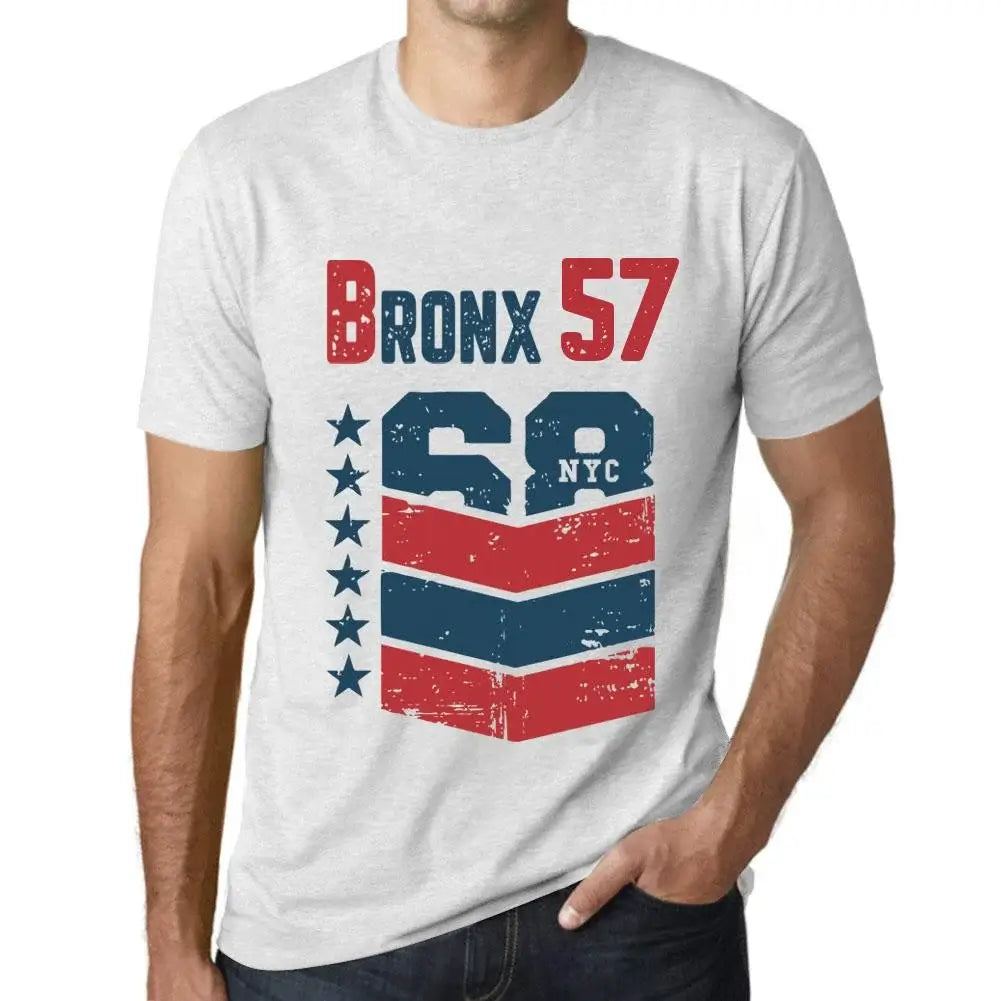 Men's Graphic T-Shirt Bronx 57 57th Birthday Anniversary 57 Year Old Gift 1967 Vintage Eco-Friendly Short Sleeve Novelty Tee