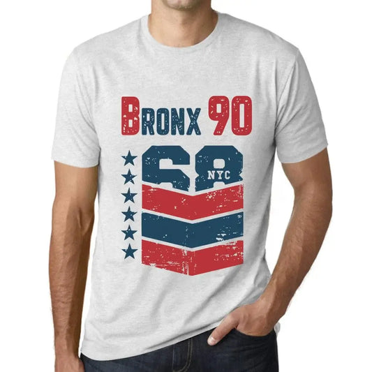 Men's Graphic T-Shirt Bronx 90 90th Birthday Anniversary 90 Year Old Gift 1934 Vintage Eco-Friendly Short Sleeve Novelty Tee