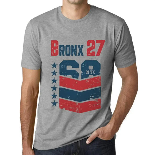 Men's Graphic T-Shirt Bronx 27 27th Birthday Anniversary 27 Year Old Gift 1997 Vintage Eco-Friendly Short Sleeve Novelty Tee