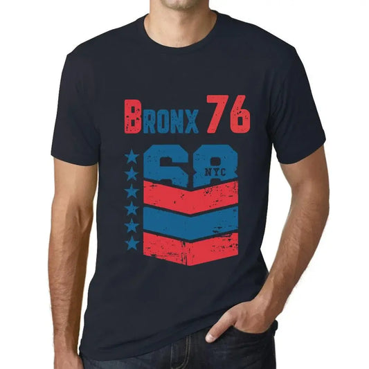 Men's Graphic T-Shirt Bronx 76 76th Birthday Anniversary 76 Year Old Gift 1948 Vintage Eco-Friendly Short Sleeve Novelty Tee