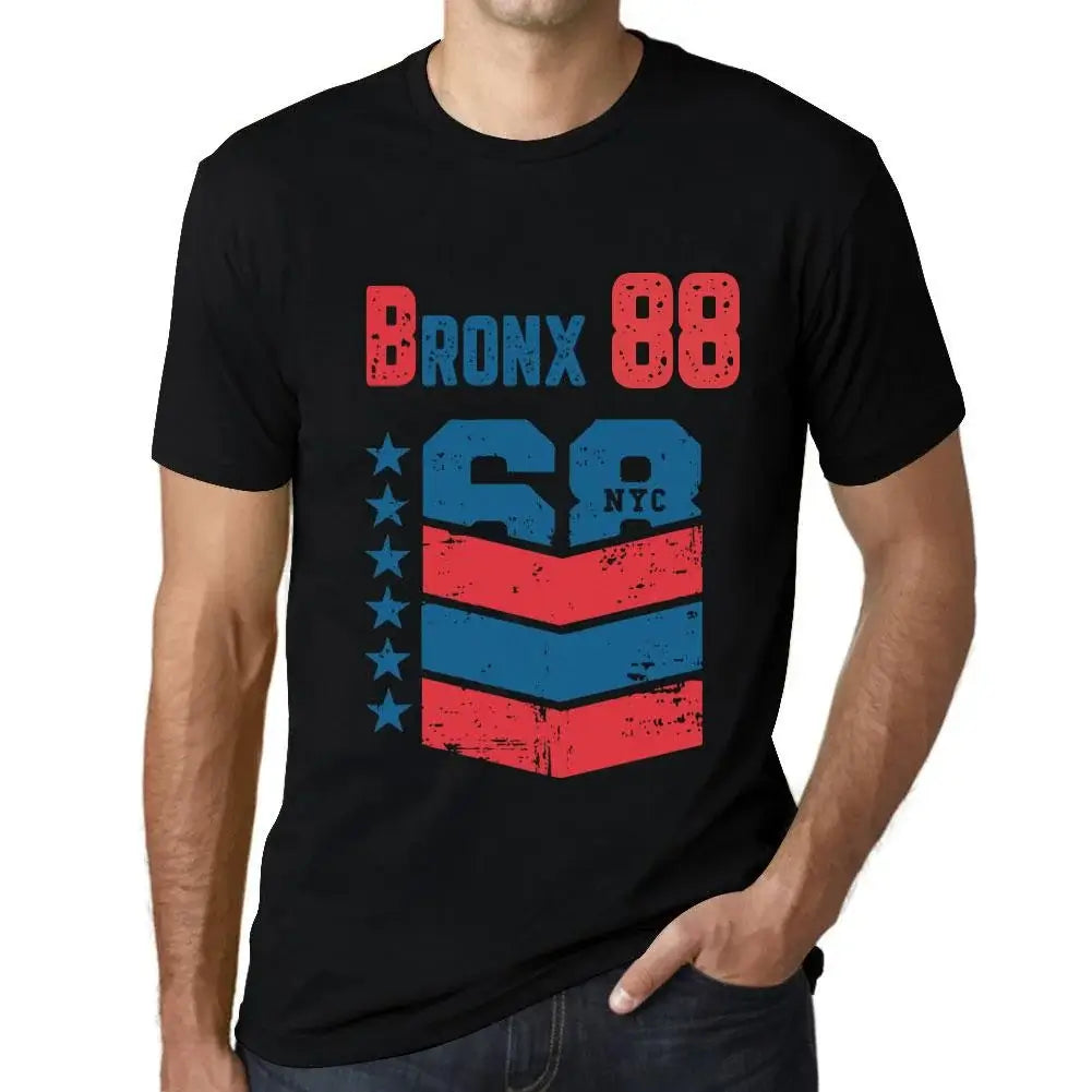 Men's Graphic T-Shirt Bronx 88 88th Birthday Anniversary 88 Year Old Gift 1936 Vintage Eco-Friendly Short Sleeve Novelty Tee