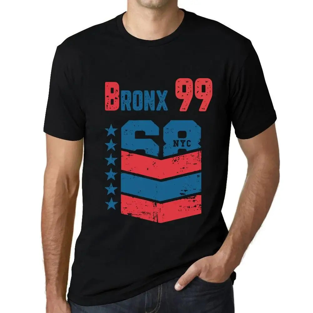 Men's Graphic T-Shirt Bronx 99 99th Birthday Anniversary 99 Year Old Gift 1925 Vintage Eco-Friendly Short Sleeve Novelty Tee