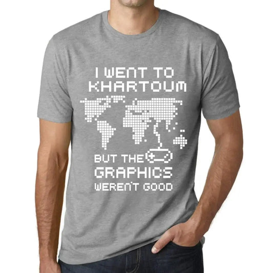 Men's Graphic T-Shirt I Went To Khartoum But The Graphics Weren’t Good Eco-Friendly Limited Edition Short Sleeve Tee-Shirt Vintage Birthday Gift Novelty