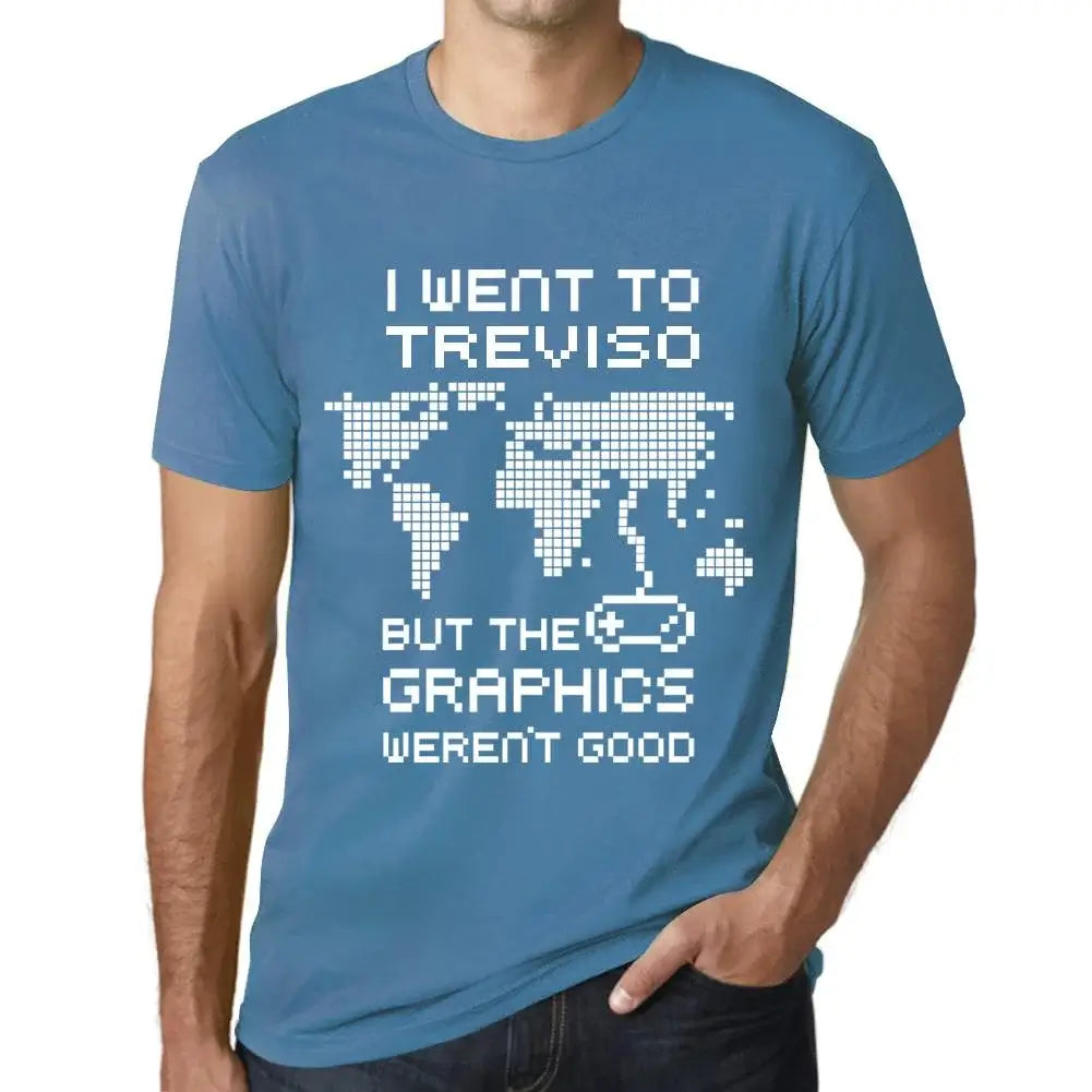 Men's Graphic T-Shirt I Went To Treviso But The Graphics Weren’t Good Eco-Friendly Limited Edition Short Sleeve Tee-Shirt Vintage Birthday Gift Novelty