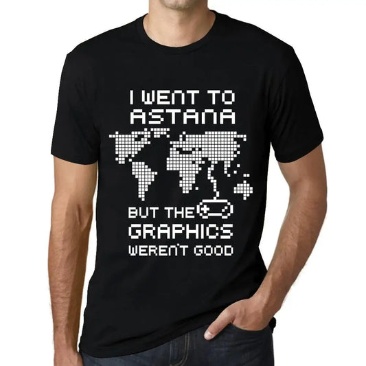 Men's Graphic T-Shirt I Went To Astana But The Graphics Weren’t Good Eco-Friendly Limited Edition Short Sleeve Tee-Shirt Vintage Birthday Gift Novelty