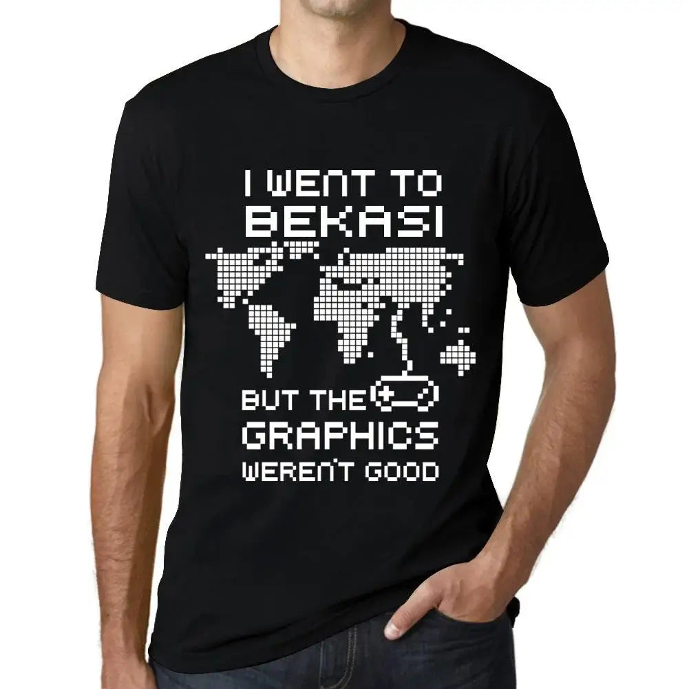 Men's Graphic T-Shirt I Went To Bekasi But The Graphics Weren’t Good Eco-Friendly Limited Edition Short Sleeve Tee-Shirt Vintage Birthday Gift Novelty