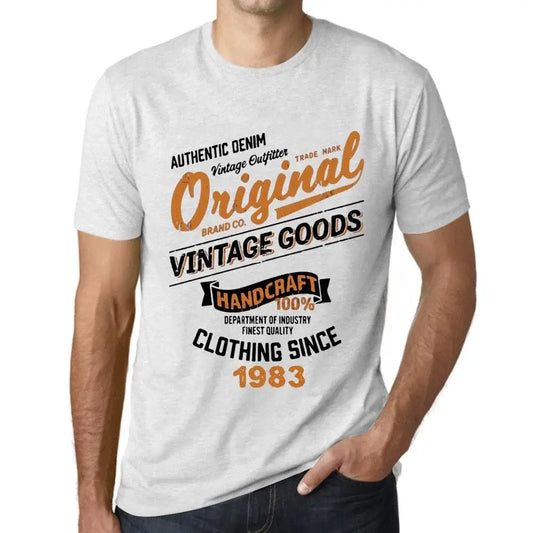 Men's Graphic T-Shirt Original Vintage Clothing Since 1983 41st Birthday Anniversary 41 Year Old Gift 1983 Vintage Eco-Friendly Short Sleeve Novelty Tee