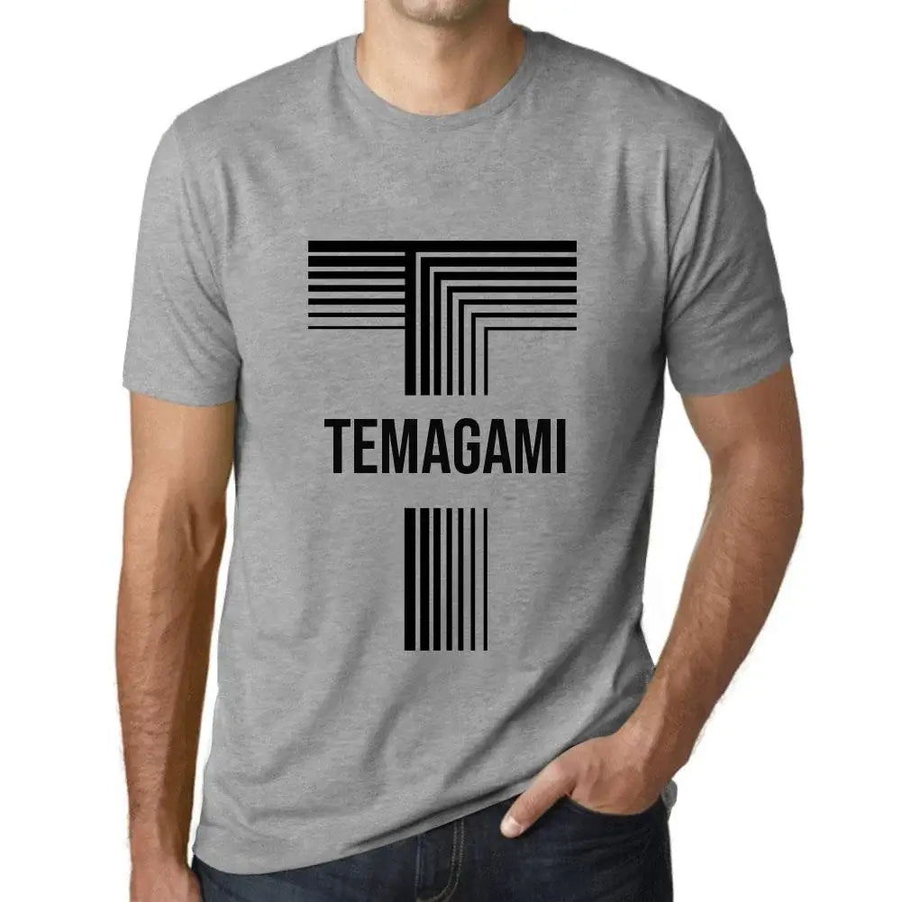 Men's Graphic T-Shirt Temagami Eco-Friendly Limited Edition Short Sleeve Tee-Shirt Vintage Birthday Gift Novelty
