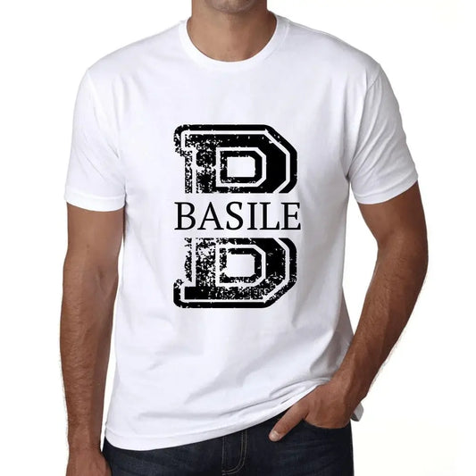 Men's Graphic T-Shirt Basile Eco-Friendly Limited Edition Short Sleeve Tee-Shirt Vintage Birthday Gift Novelty