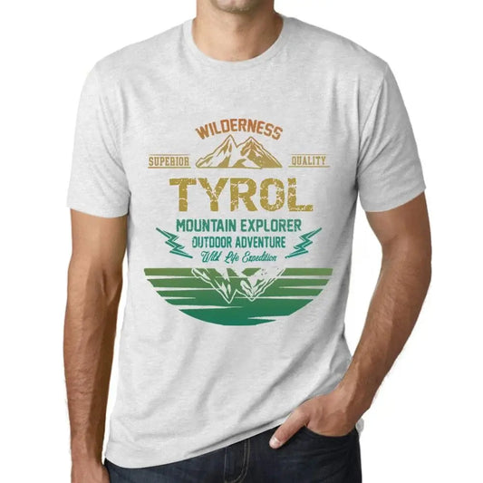 Men's Graphic T-Shirt Outdoor Adventure, Wilderness, Mountain Explorer Tyrol Eco-Friendly Limited Edition Short Sleeve Tee-Shirt Vintage Birthday Gift Novelty