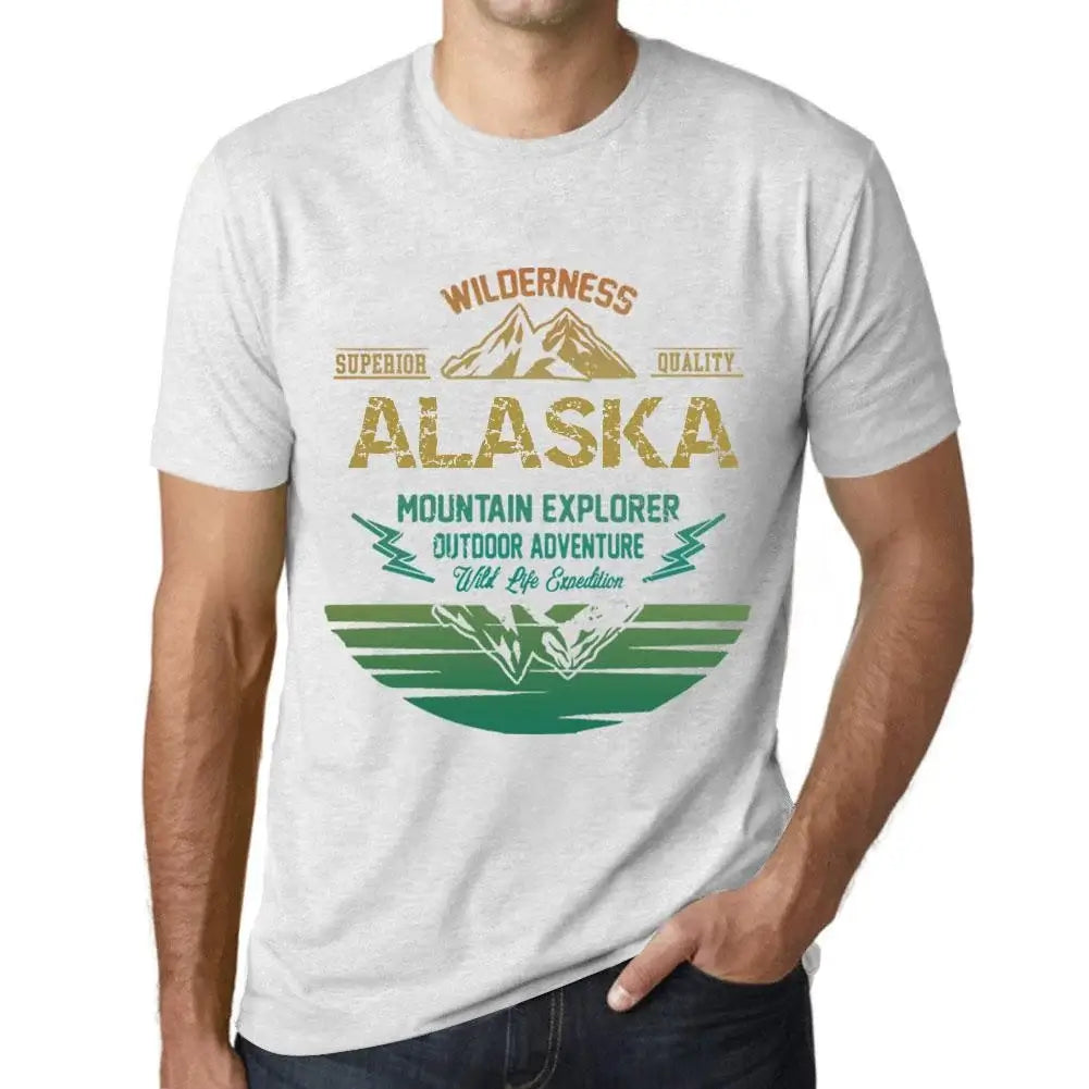 Men's Graphic T-Shirt Outdoor Adventure, Wilderness, Mountain Explorer Alaska Eco-Friendly Limited Edition Short Sleeve Tee-Shirt Vintage Birthday Gift Novelty