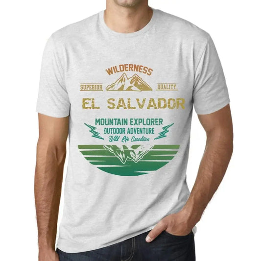 Men's Graphic T-Shirt Outdoor Adventure, Wilderness, Mountain Explorer El Salvador Eco-Friendly Limited Edition Short Sleeve Tee-Shirt Vintage Birthday Gift Novelty