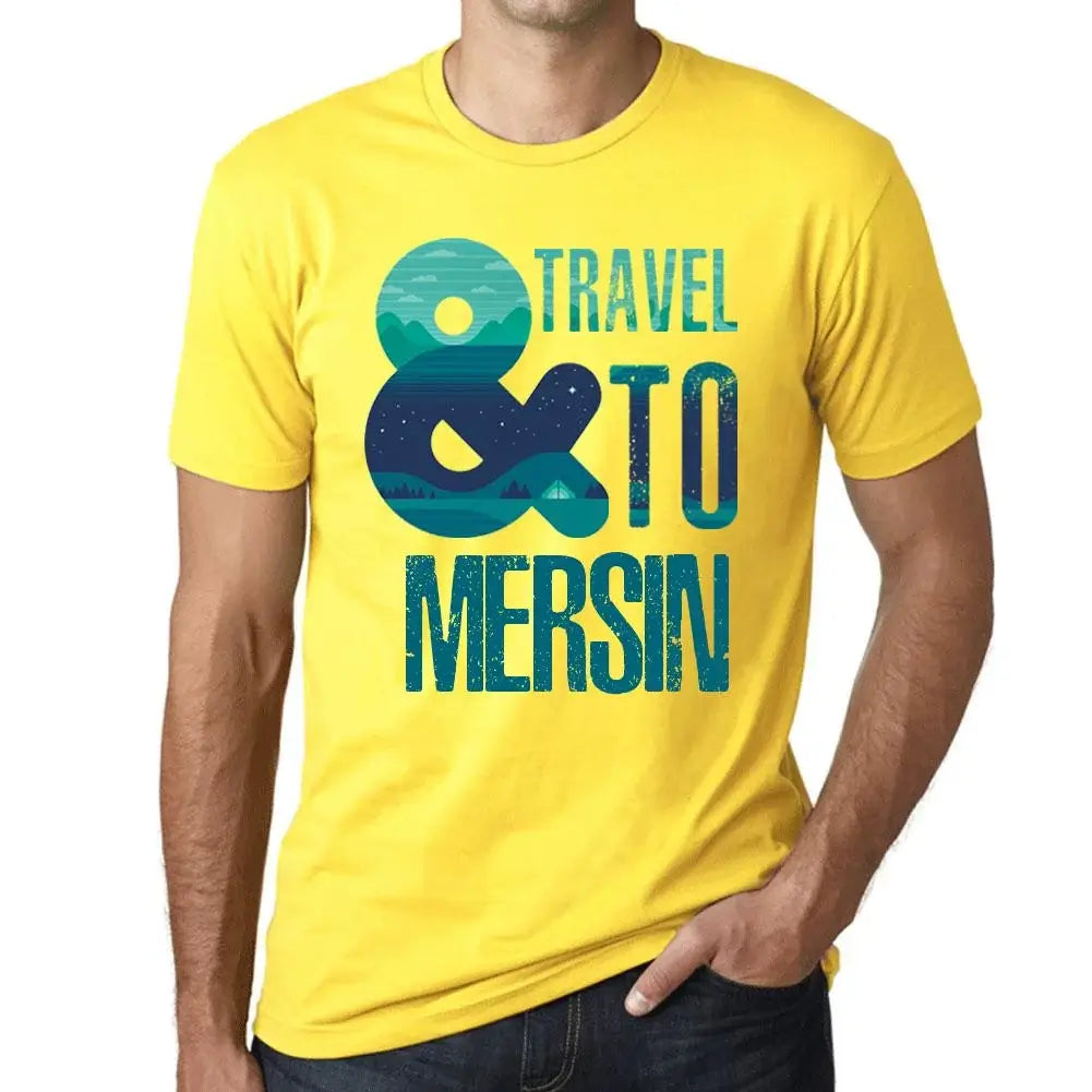 Men's Graphic T-Shirt And Travel To Mersin Eco-Friendly Limited Edition Short Sleeve Tee-Shirt Vintage Birthday Gift Novelty
