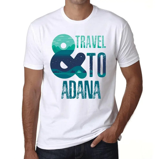 Men's Graphic T-Shirt And Travel To Adana Eco-Friendly Limited Edition Short Sleeve Tee-Shirt Vintage Birthday Gift Novelty