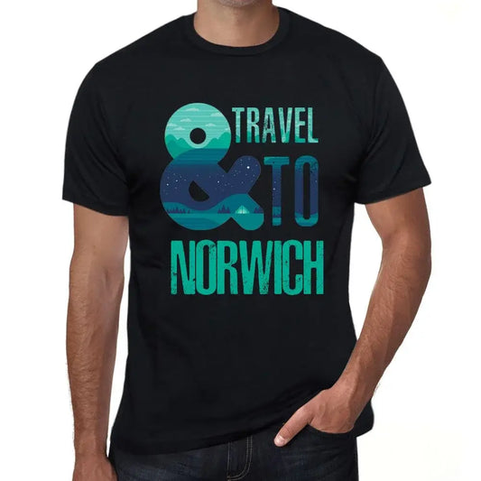 Men's Graphic T-Shirt And Travel To Norwich Eco-Friendly Limited Edition Short Sleeve Tee-Shirt Vintage Birthday Gift Novelty