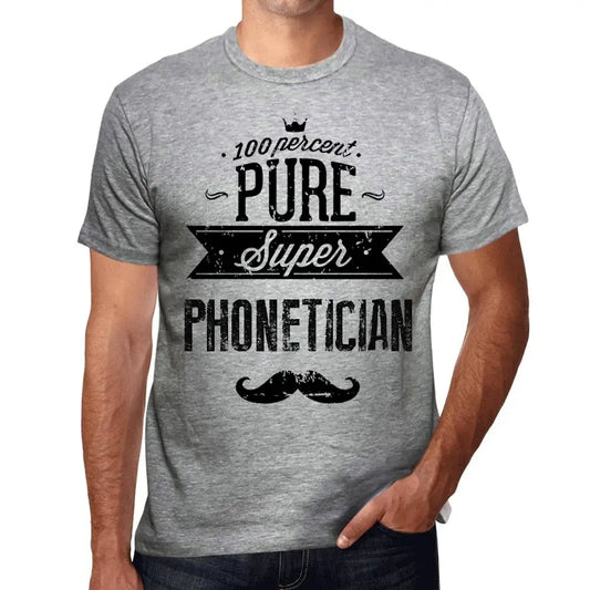 Men's Graphic T-Shirt 100% Pure Super Phonetician Eco-Friendly Limited Edition Short Sleeve Tee-Shirt Vintage Birthday Gift Novelty