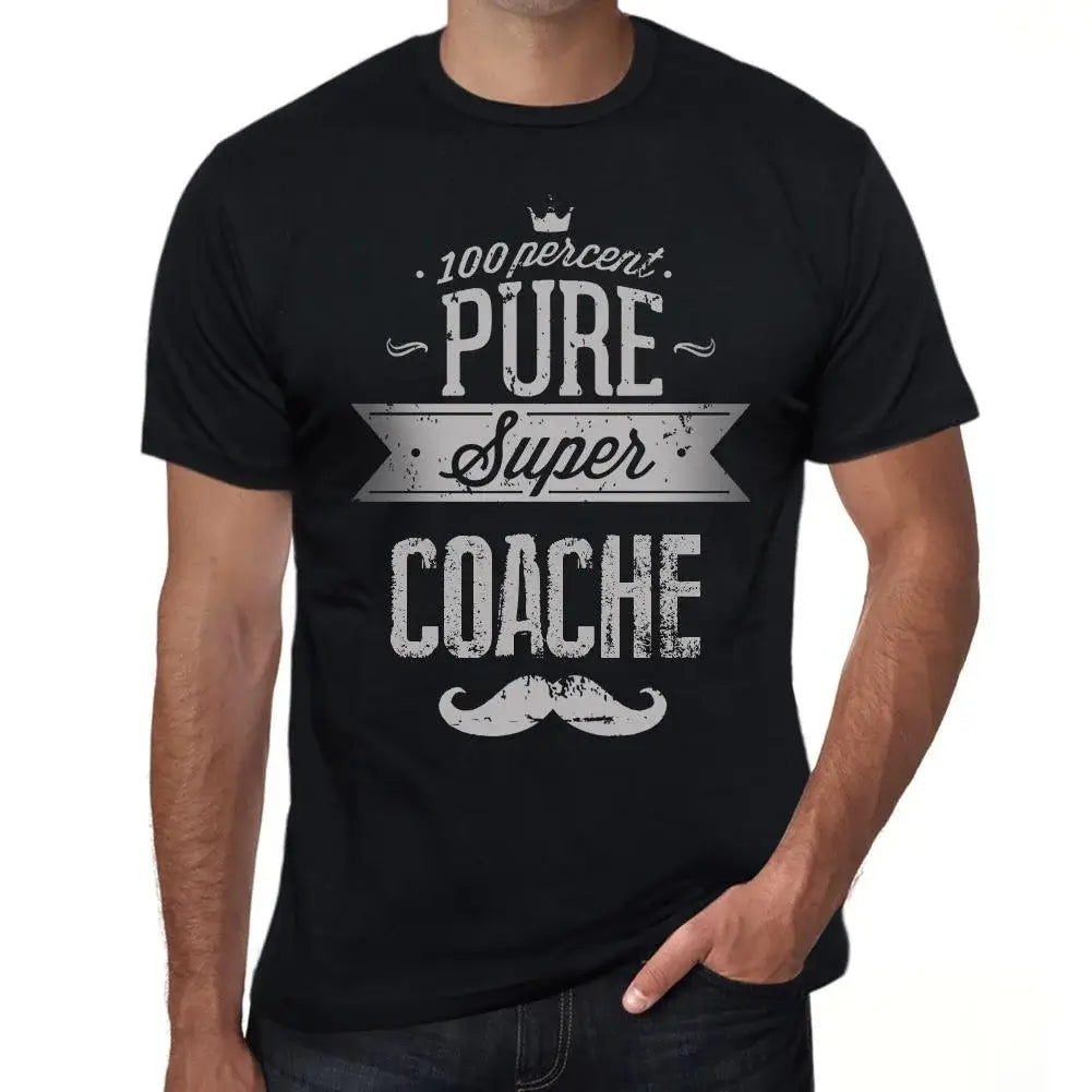 Men's Graphic T-Shirt 100% Pure Super Coache Eco-Friendly Limited Edition Short Sleeve Tee-Shirt Vintage Birthday Gift Novelty