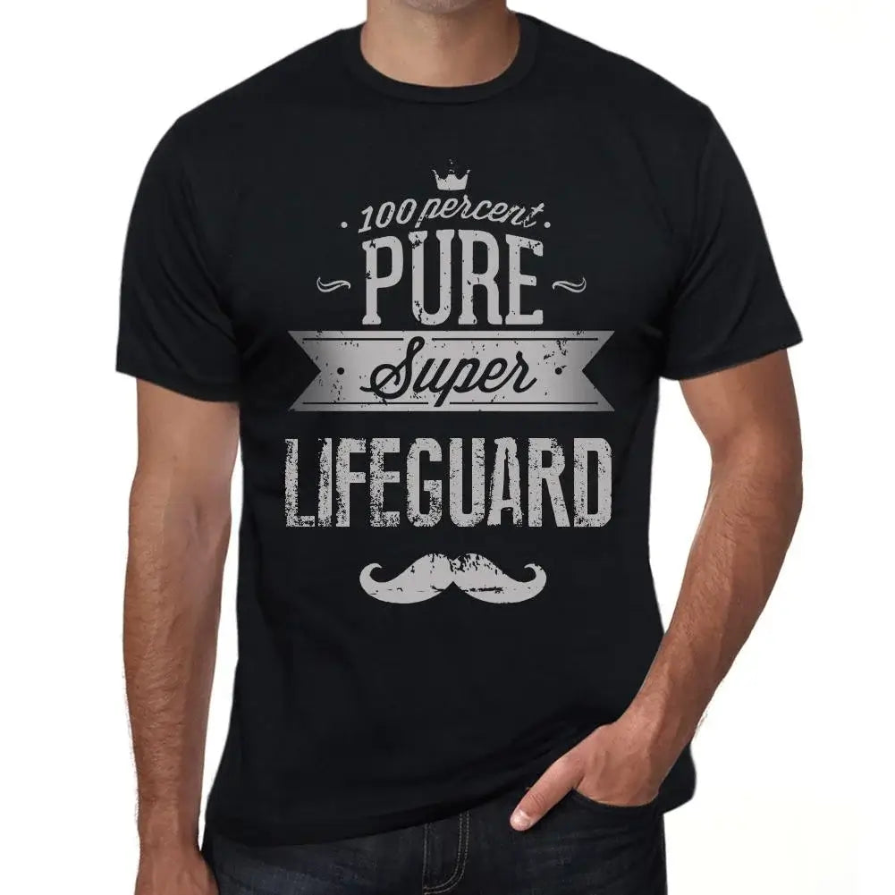 Men's Graphic T-Shirt 100% Pure Super Lifeguard Eco-Friendly Limited Edition Short Sleeve Tee-Shirt Vintage Birthday Gift Novelty