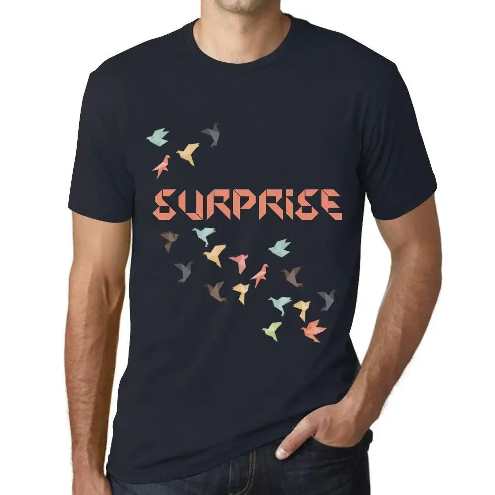 Men's Graphic T-Shirt Origami Surprise Eco-Friendly Limited Edition Short Sleeve Tee-Shirt Vintage Birthday Gift Novelty