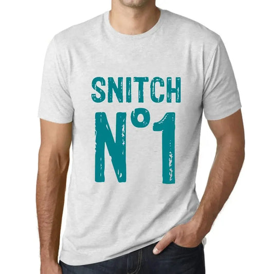 Men's Graphic T-Shirt Snitch No 1 Eco-Friendly Limited Edition Short Sleeve Tee-Shirt Vintage Birthday Gift Novelty