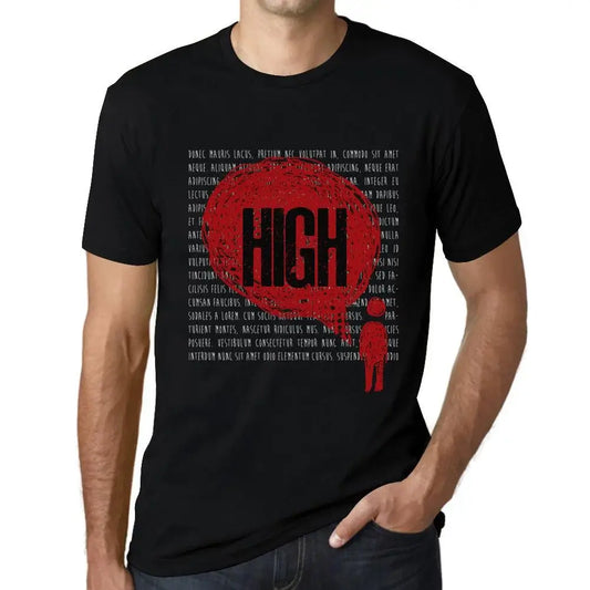 Men's Graphic T-Shirt Thoughts High Eco-Friendly Limited Edition Short Sleeve Tee-Shirt Vintage Birthday Gift Novelty