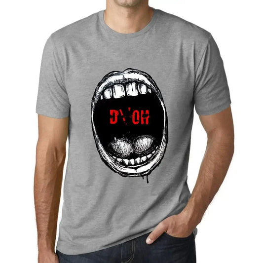 Men's Graphic T-Shirt Mouth Expressions D'oh Eco-Friendly Limited Edition Short Sleeve Tee-Shirt Vintage Birthday Gift Novelty