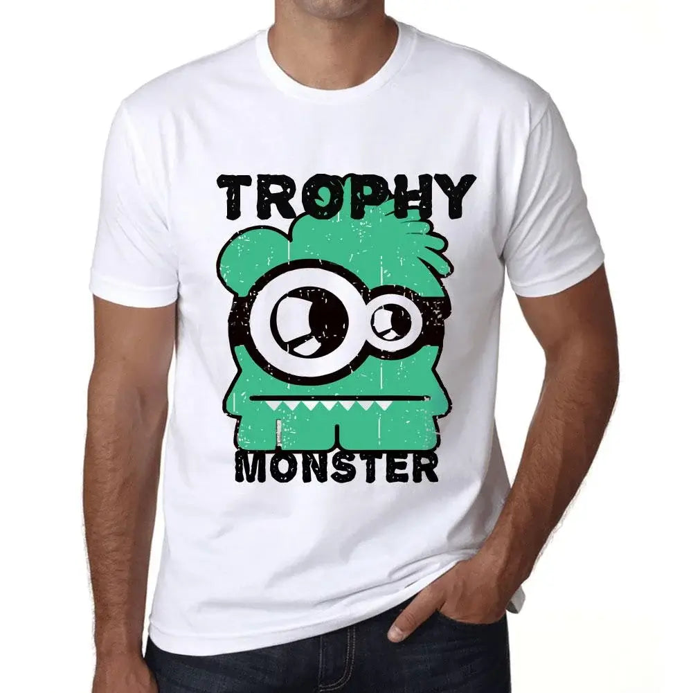 Men's Graphic T-Shirt Trophy Monster Eco-Friendly Limited Edition Short Sleeve Tee-Shirt Vintage Birthday Gift Novelty