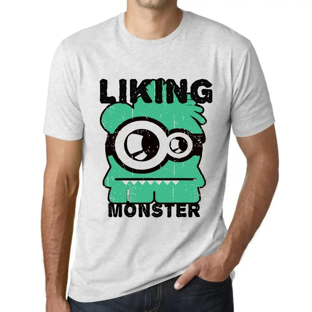 Men's Graphic T-Shirt Liking Monster Eco-Friendly Limited Edition Short Sleeve Tee-Shirt Vintage Birthday Gift Novelty