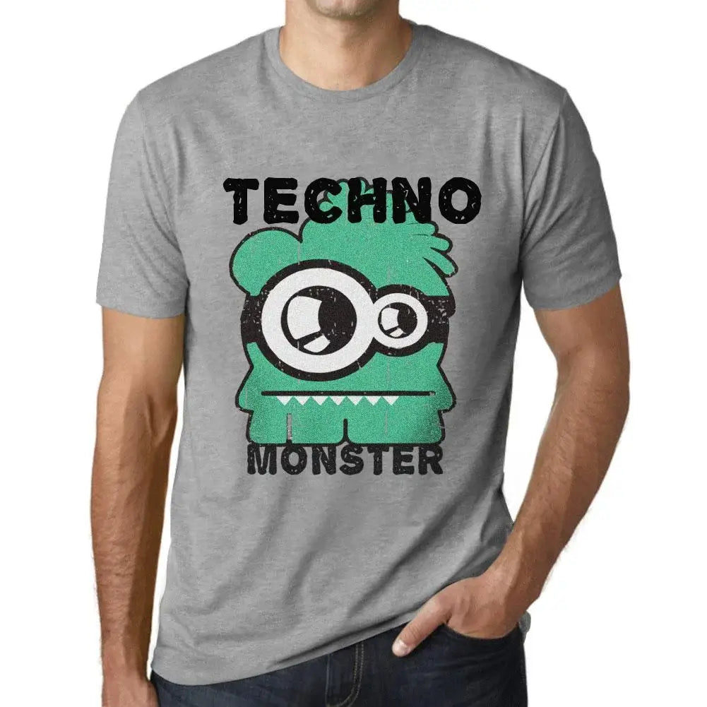 Men's Graphic T-Shirt Techno Monster Eco-Friendly Limited Edition Short Sleeve Tee-Shirt Vintage Birthday Gift Novelty