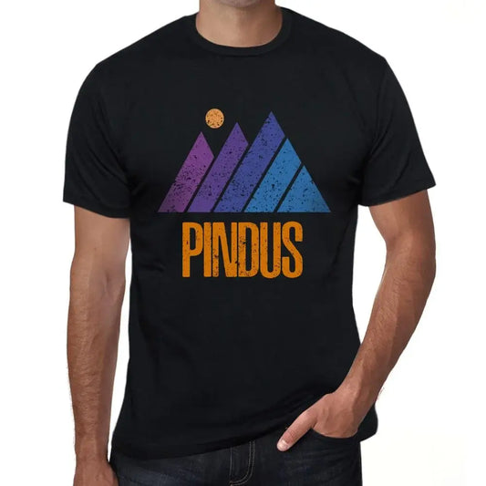 Men's Graphic T-Shirt Mountain Pindus Eco-Friendly Limited Edition Short Sleeve Tee-Shirt Vintage Birthday Gift Novelty