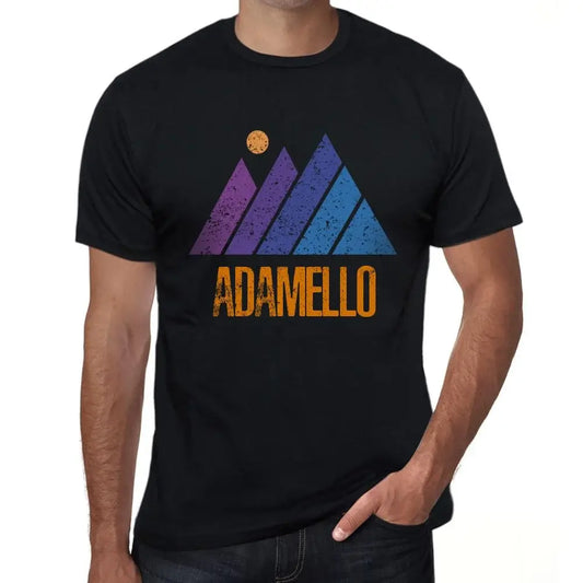 Men's Graphic T-Shirt Mountain Adamello Eco-Friendly Limited Edition Short Sleeve Tee-Shirt Vintage Birthday Gift Novelty