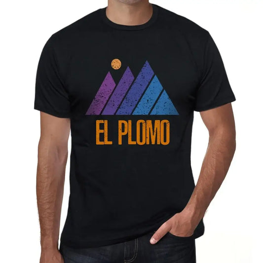 Men's Graphic T-Shirt Mountain El Plomo Eco-Friendly Limited Edition Short Sleeve Tee-Shirt Vintage Birthday Gift Novelty