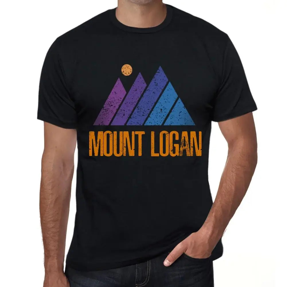 Men's Graphic T-Shirt Mountain Mount Logan Eco-Friendly Limited Edition Short Sleeve Tee-Shirt Vintage Birthday Gift Novelty