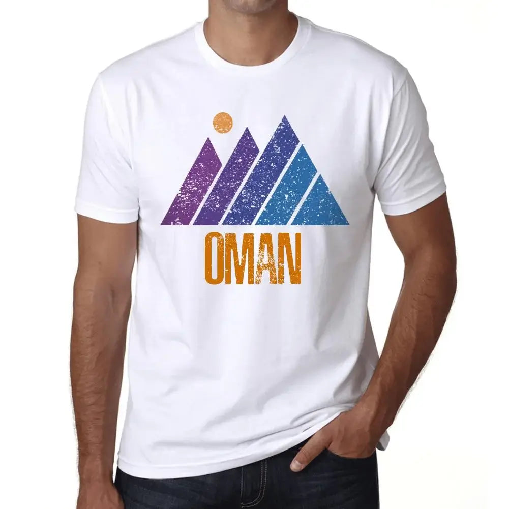 Men's Graphic T-Shirt Mountain Oman Eco-Friendly Limited Edition Short Sleeve Tee-Shirt Vintage Birthday Gift Novelty