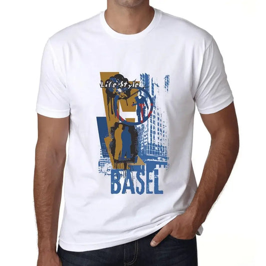 Men's Graphic T-Shirt Basel Lifestyle Eco-Friendly Limited Edition Short Sleeve Tee-Shirt Vintage Birthday Gift Novelty
